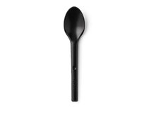 REFORK - Lžička z přírodního materiálu, black, 40ks