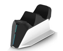 EVOLVEO DockCharge, nabíjecí základna a stojánek pro dva ovladače PS5