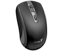 Genius ECO-8150 Myš, bezdrátová, optická, 1200DPI, 4 tlačítka, Copilot, 2,4GHz, USB-A dongle, USB-C nabíjení, černo-šedá