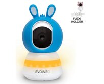 EVOLVEO Baby Monitor LUX- Chytrá 360° videochůvička s nočním viděním, detekcí pláče a pohybu, modrá
