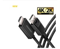 AXAGON RVD-HI20C2, DisplayPort -> HDMI 2.0b redukce / kabel 1.8m, 4K/60Hz