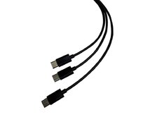 LEXIP STEELPLAY - USB KABEL PRO OVLADAČ PLAYSTATION 5, ČERNÝ, 3M