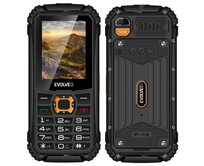 EVOLVEO StrongPhone Q1, vodotěsný odolný Dual SIM telefon, černo-oranžový