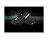 Acer Smart Fit Vertical Mouse - Black, Wireless RF 2.4GHz + BT (2x) + USB, vertikální (pro praváky), citlivost 8000 DPI