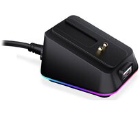 Endorfy Dokovací stanice, pro Endorfy LIV Wireless a LIV Plus Wireless, USB-C, USB, RGB, černá