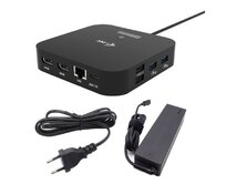 i-tec USB-C Dual HDMI Docking Station with Power Delivery 100W + i-tec Universal Charger 100W