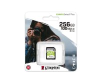 KINGSTON 256GB SDXC CANVAS Plus Class10 UHS-I 150MB/s Read Flash Card Gen3