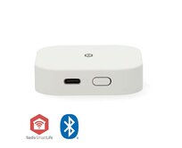Nedis WIFIZBT10WT Brána SmartLife| Bluetooth® / Zigbee 3.0 | 50 Zařízení | Napájení z USB | Android™ / IOS | Bílá