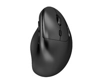 C-TECH myš VEM-12, vertikální, Dual mode, bezdrátová, BT5.0 + 2,4GHz, 3200DPI, černá