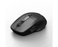 C-TECH myš WLM-13 Dual mode, bezdrátová, BT5.0 + 2,4GHz, 1600DPI, 6 tlačítek, USB nano receiver, černá
