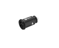 C-TECH UCC-03 Nabíječka USB do auta, 2x USB, 2,4A, černá