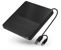 CONNECT IT 3v1 SlimDrive Externí CD/DVD mechanika USB-C/A
