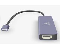 GEMBIRD A-CM-COMBO6-02 víceportový adaptér USB Type C 6v1 Hub + HDMI + čtečka karet