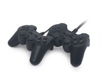 GEMBIRD JPD-UDV2-01 Dvojitý USB herní ovladač pro PC s duální vibrací