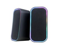 PLATINET OMEGA REPRODUKTORY STEREO 2.0 6W RMS RGB Bluetooth USB 3,5 mm Audio černý