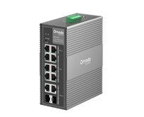 TP-Link IES210GPP Omada 10portový gigabitový průmyslový Easy Managed switch se 6 porty PoE+ a 2 porty PoE++