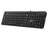 Genius Slimstar M200 , Klávesnice, drátová, USB, Copilot, CZ+SK layout, černá