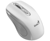 Genius NX-8025S Myš, bezdrátová, optická, 1200DPI, 4 tlačítka, tichá, Copilot, 2,4GHz, bílo-šedá