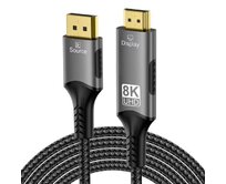 PremiumCord DisplayPort 1.4 na HDMI2.1 kabel pro rozlišení 8K@60Hz,4K@144Hz, 2m