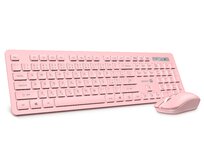 CONNECT IT Wireless FashionCombo2 Pink bezdrátová klávesnice + myš, USB 2,4GHz, růžová