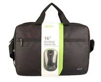 Acer Starter Kit 16'' Carry Bag + Mouse - 16'' Carry Bag černá, myš Dual-Mode (RF 2.4G + BT 5.2) černá 
