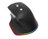 Acer Easy Fit Mouse - Black, Wireless RF 2.4GHz + BT (2x) + USB