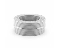 C-TECH Eth kabel UTP drát c5e 100m, čistá měď, šedá