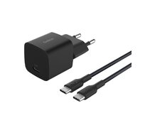 Belkin BOOST CHARGE™ 25W USB-C Power Delivery PPS nástěnná nabíječka + 1m USB-C na USB-C kabel, černá