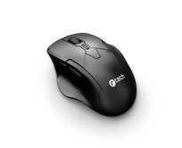 C-TECH myš WLM-17 Dual mode, bezdrátová, BT5.0 + 2,4GHz, 1600DPI, 6 tlačítek, USB nano receiver, černá
