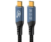 PremiumCord USB4™ Version2.0 80Gbps 16K@60Hz 240W Thunderbolt 3 a 4 kabel 1m