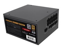 GEMBIRD Napájecí zdroj ATX 1000W s aktivním PFC, 12cm ventilátorem, 80+Gold