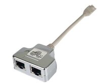 PremiumCord Modulární RJ45 distributor 2 porty 10/100Base T