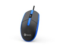 C-TECH myš WM-10, USB, 1200 DPI, černo - modrá