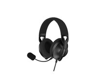 C-TECH sluchátka s mikrofonem Nemesis V3 (GHS-19), 4pin 3,5mm jack + redukce na 2x jack, náhlavní, černá 