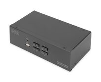 DIGITUS KVM přepínač, 4 porty, jeden displej, 4K, HDMI1 x QIG