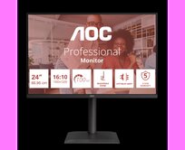 AOC LCD X24E4U 24" IPS 16:10/1920x1200@100Hz/4ms/300cd/VGA/HDMI/DP/4xUSB/Repro/Pivot/HAS/VESA