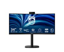 Philips LCD 34B2U3600CH 34" zakřivený VA/3440x1440@120Hz/4ms/300cd/2xHDMI/DP/4xUSB/USB-C dock/RJ45/Webcam/Repro/HAS/VESA