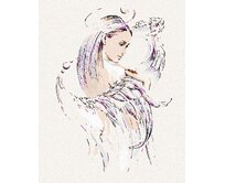 Zuty - Malování podle čísel - KŘÍDLA PANNY 40x50 cm bez rámu a bez vypnutí plátna