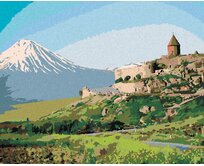 Zuty - Malování podle čísel - STARÝ HRAD 40x50 cm vypnuté plátno na rám