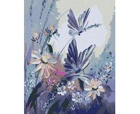 Zuty - Malování podle čísel - MOTÝLI 40x50 cm bez rámu a bez vypnutí plátna