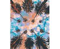 Zuty - Malování podle čísel - NEBE NAD PALMAMI 40x50 cm bez rámu a bez vypnutí plátna