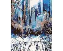 Zuty - Malování podle čísel - BRUSLENÍ V NEW YORKU 40x50 cm vypnuté plátno na rám