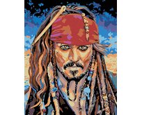 Zuty - Malování podle čísel - JACK SPARROW I 40x50 cm bez rámu a bez vypnutí plátna