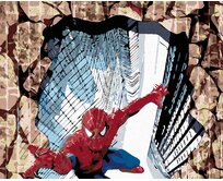 Zuty - Malování podle čísel - SPIDERMAN 3D 40x50 cm bez rámu a bez vypnutí plátna