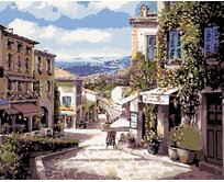 Zuty - Malování podle čísel - KOUSEK K MOŘI 40x50 cm vypnuté plátno na rám