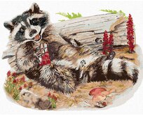 Zuty - Malování podle čísel - MÝVAL S ČOKOLÁDOU (HOLLY SIMENTAL) 40x50 cm bez rámu a bez vypnutí plátna