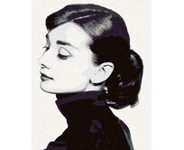 Zuty - Malování podle čísel - AUDREY HEPBURN I 40x50 cm vypnuté plátno na rám