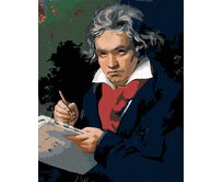 Zuty - Malování podle čísel - LUDWIG VAN BEETHOVEN 40x50 cm vypnuté plátno na rám