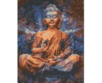 Zuty - Malování podle čísel - HVĚZDNÝ BUDDHA III 40x50 cm bez rámu a bez vypnutí plátna