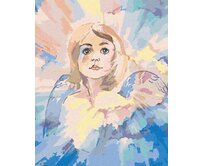 Zuty - Malování podle čísel - MALÝ VÁNOČNÍ ANDĚL 40x50 cm vypnuté plátno na rám